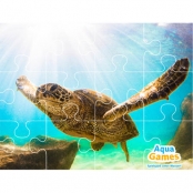 Aqua Game Puzzel schildpad