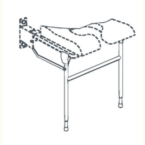 Foto: Hulppootset met open voorzijde - RVS gecoat