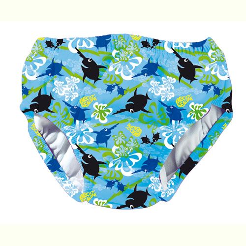 Foto: Zwemluier Sealife print blauw