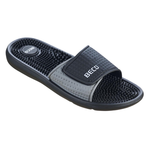 Foto: Beco Badslipper met massage voetbed
