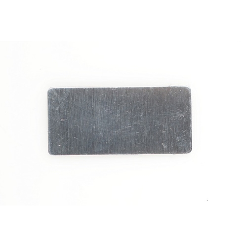 Foto: Aluminium nummerplaatje voor sleutelhouder