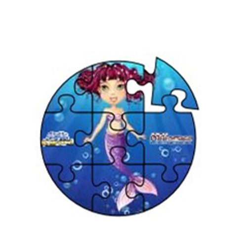 Foto: Aqua Game Puzzel Zeemeermin (rond)