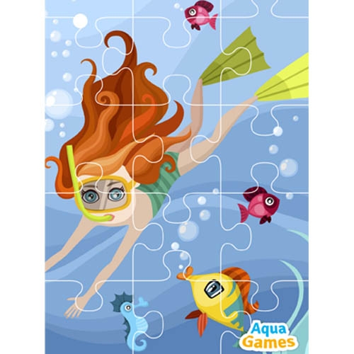 Foto: Aqua Game Puzzel Meisje