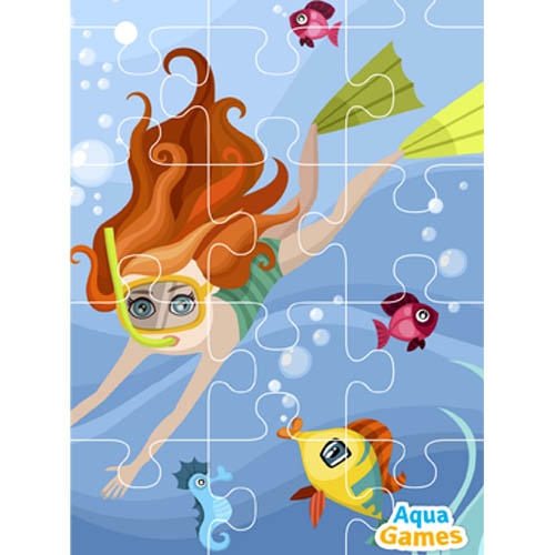 Foto: Aqua Game Puzzel Meisje