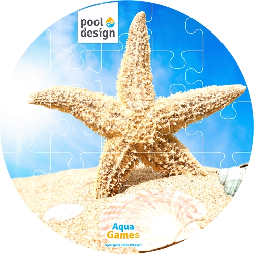 Foto: Aqua Game Puzzel Zeester (rond)