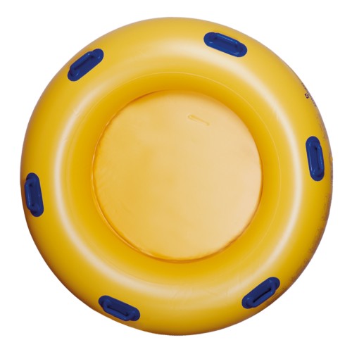 Foto: PVC fun glijbaanband 3pers. geel/blauw 157 cm
